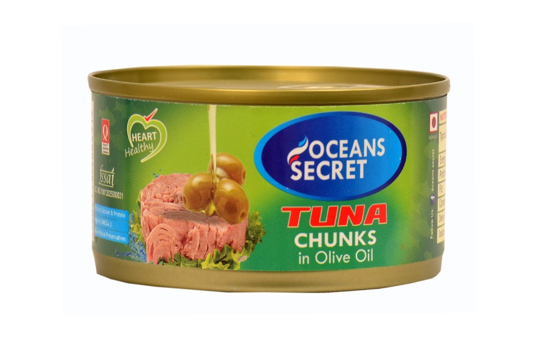 Oceans Secret Tuna Chunks In Olive Oil    Tin  180 grams